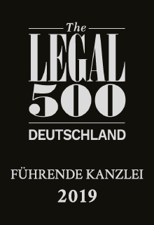 The Legal 500 Deutschland | Führende Kanzlei 2019